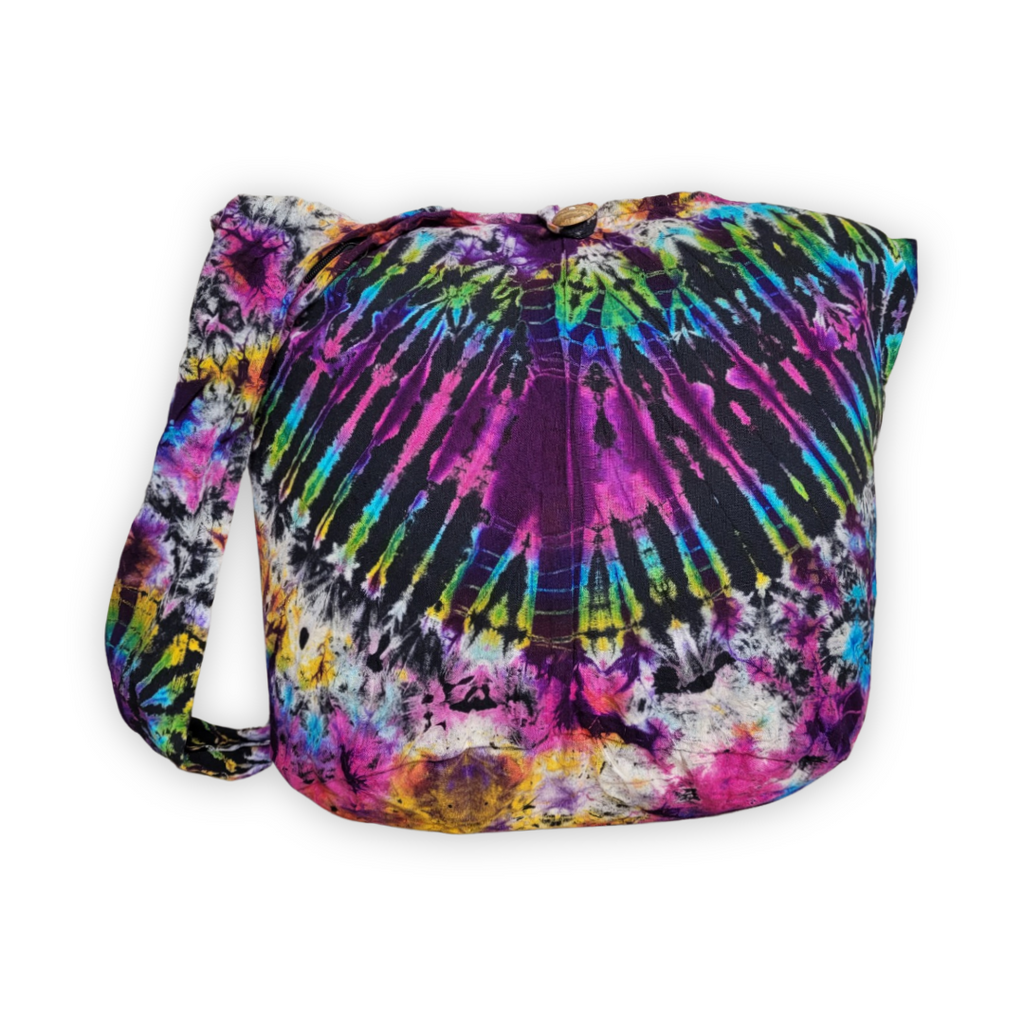 Tie Dye Bags Purse Hobo Tote Sling Shoulder cotton Messenger Bags Top Zip