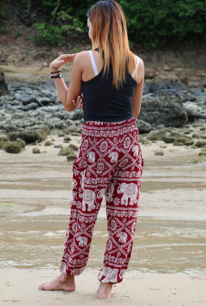 Harem Trousers Yoga Pants Loose Men Women Thai Boho Hippy Beach
