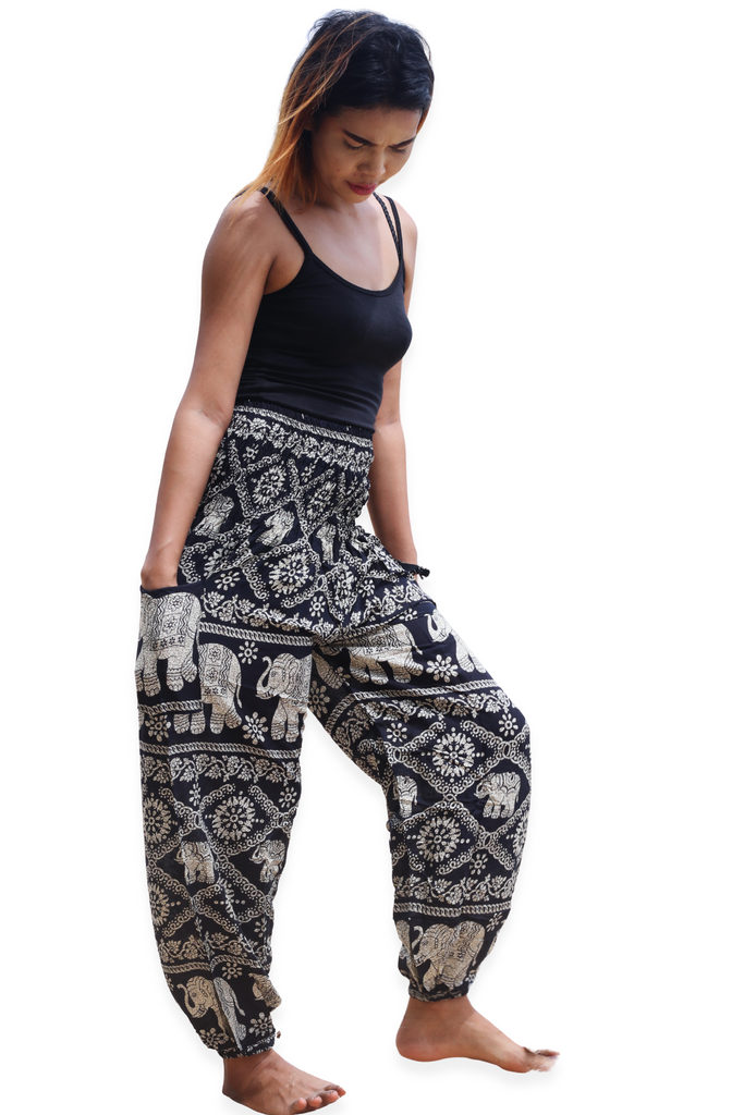 Harem Pants Women Boho Elephant Rayon Yoga Pants Casual Baggy Pants Summer festival