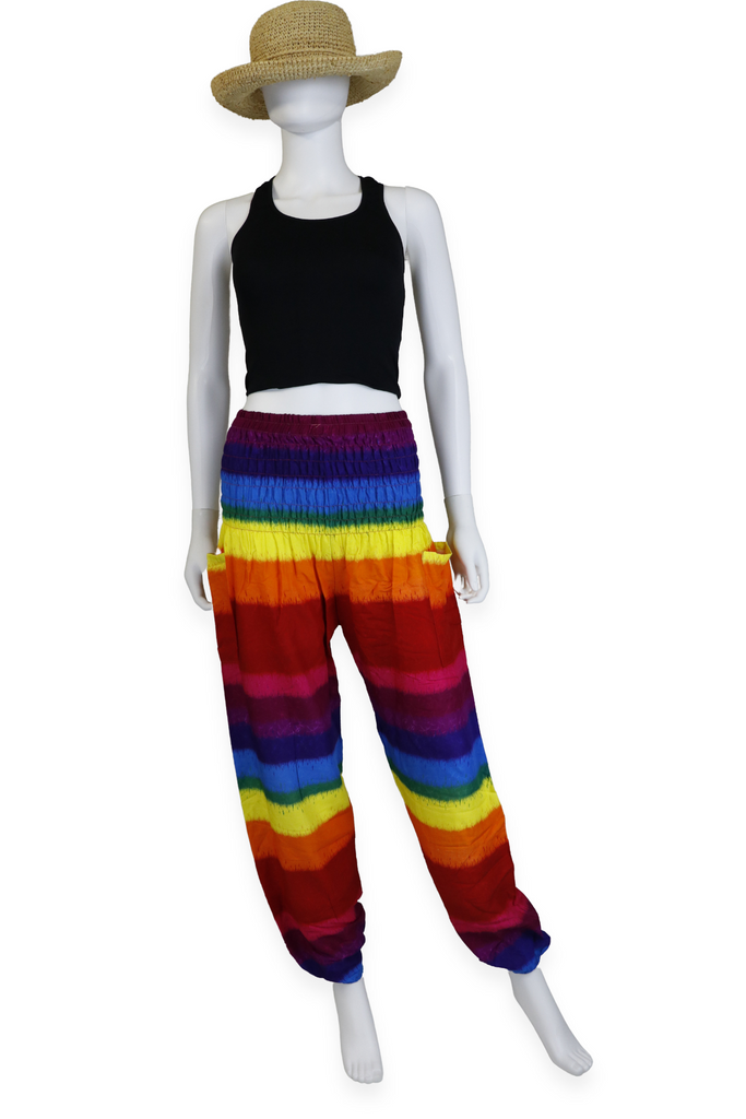 Rainbow Trousers | Yellow | Fashionkind