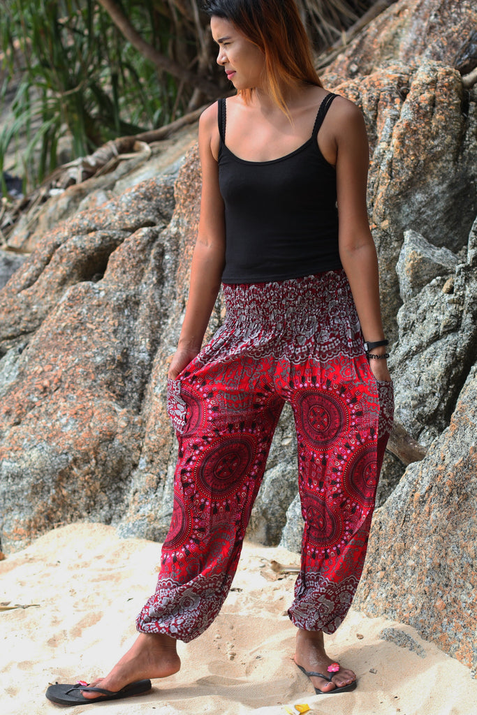 Tribe Azure Fair Trade Tribe Azure 100% Cotton Harem Pants Colorful Summer  India | Ubuy