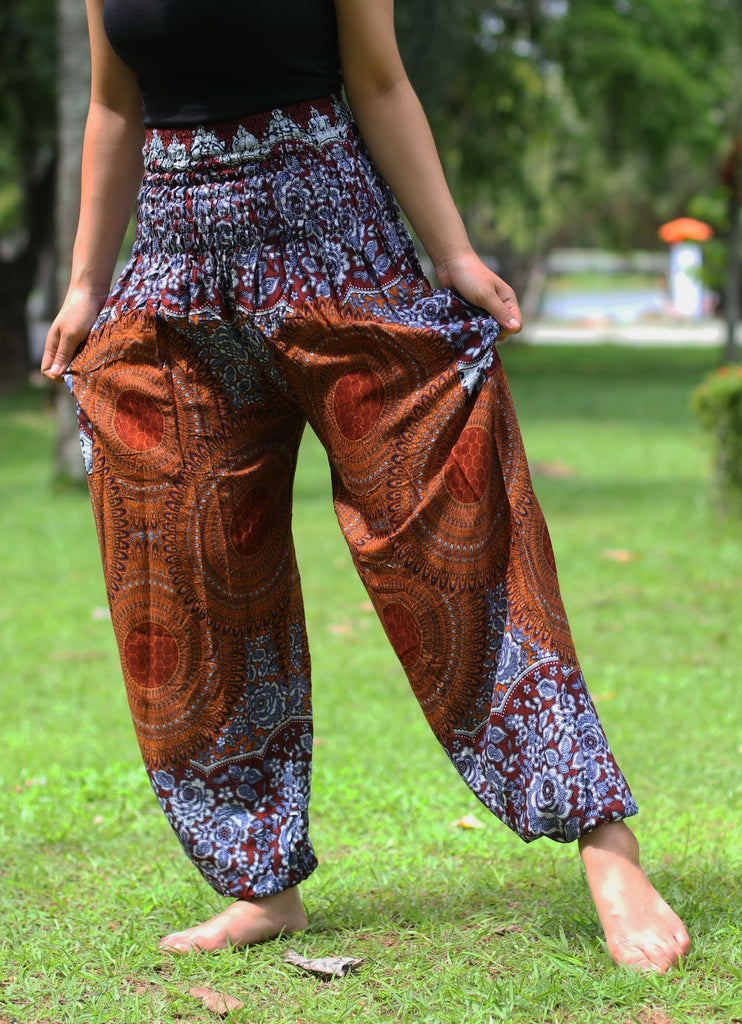 Buy Women Baggy Pants Patchwork Denim Pants Cotton Harem Pants Online in  India - Etsy
