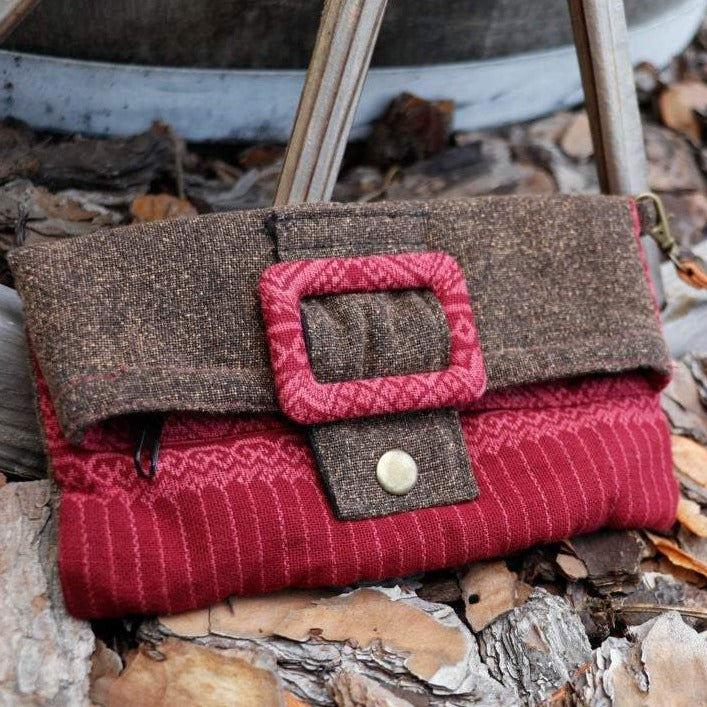 Boho discount wristlet wallet