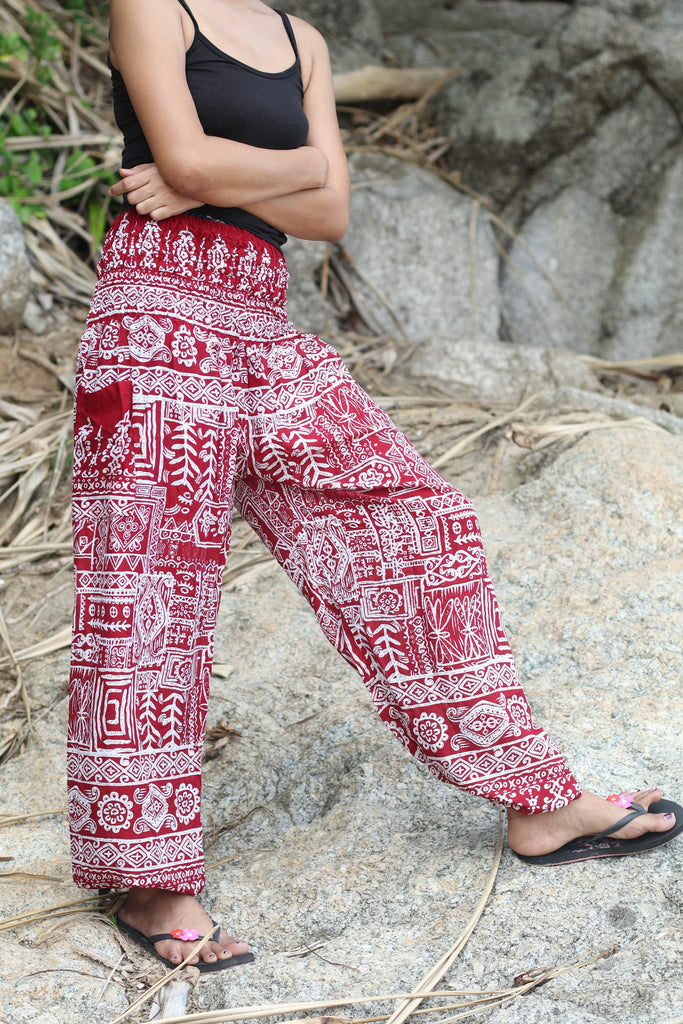 Boho Pants Bohemian Harem Pants Festival Clothing Hippie Yoga Pants Ge –  Bohounique