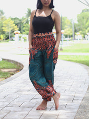 Mandala Harem Pants Women Yoga Boho Loose Baggy Casual Summer