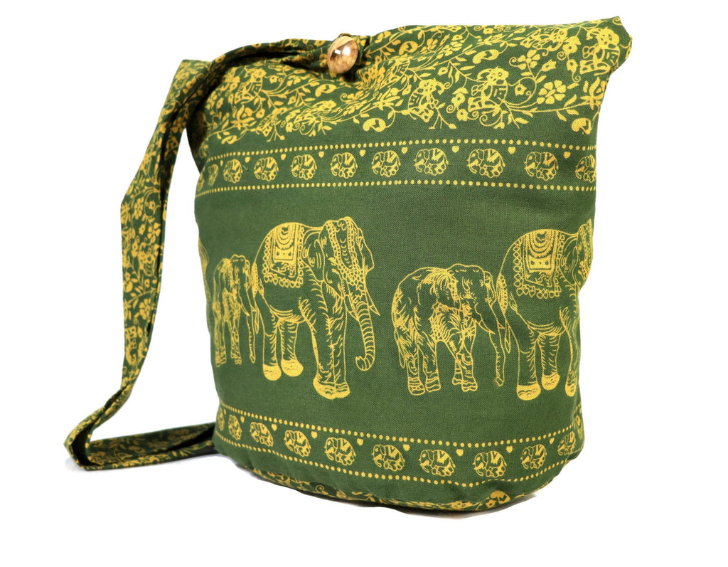 Hobo Shoulder bag, Tribal Boho Bag Purse, Sling bag, Boho Bags, Cotton Bag, Crossbody bag, Elephant, Market bag, Gift Bag