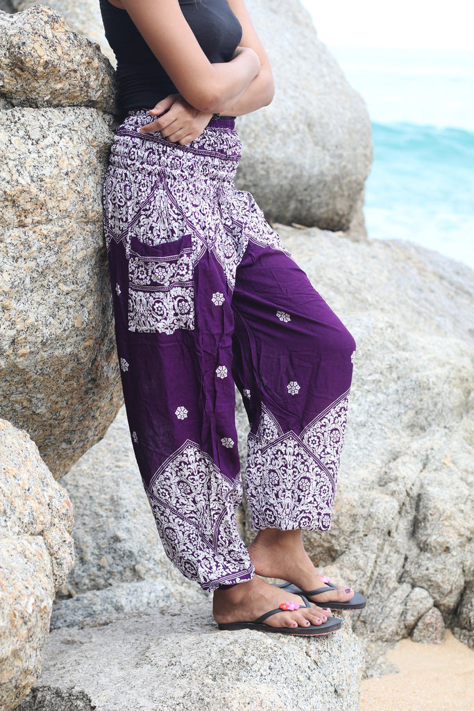 Bohemian Unisex Mandala Pant Womens Baggy Pants Boho Clothes Yoga Pant Bohounique